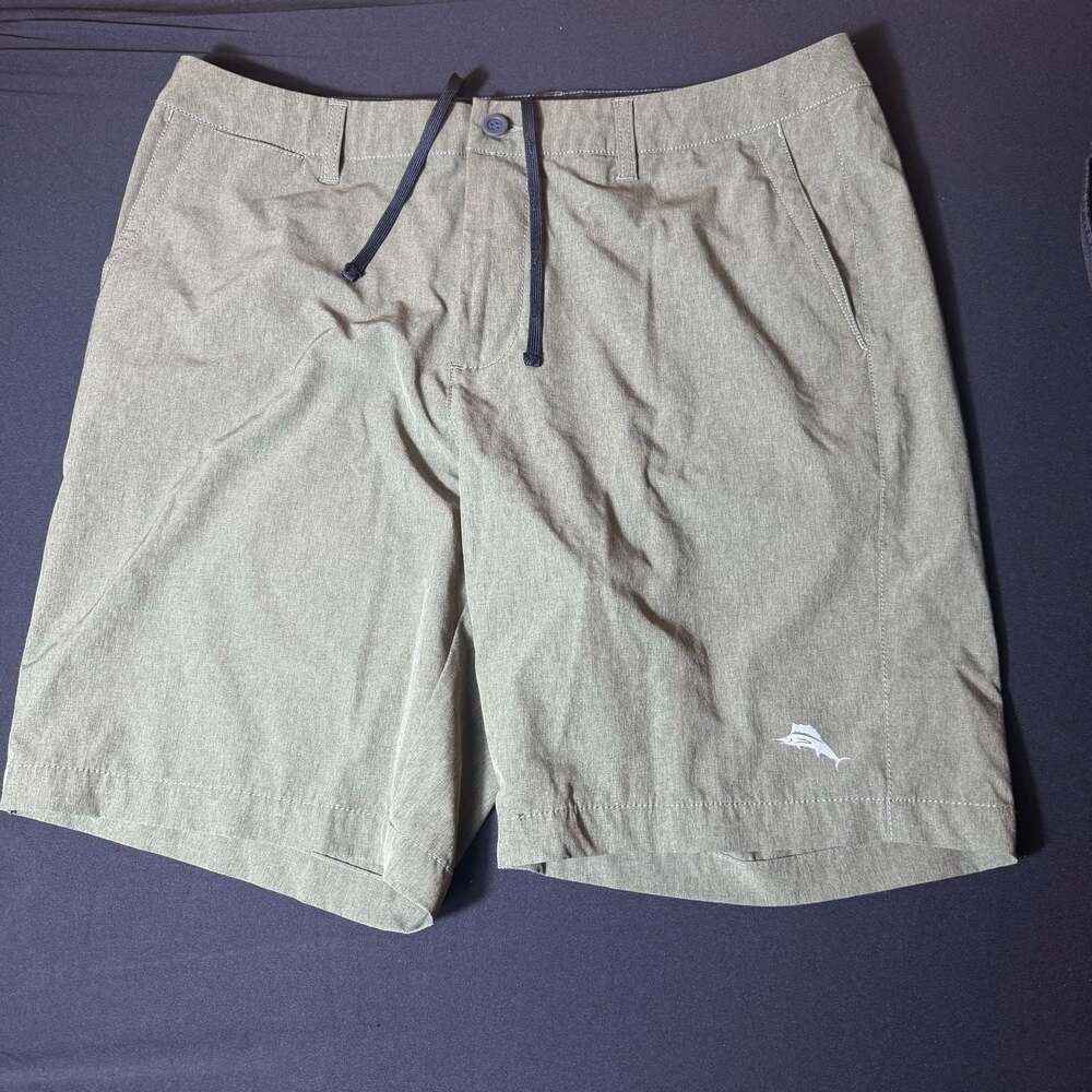 Tommy Bahama Men's Size 36 Green Hybrid Shorts